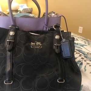 Black coach bag
